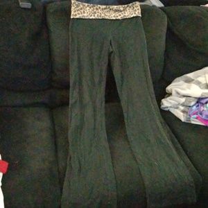 Pink stretch pants